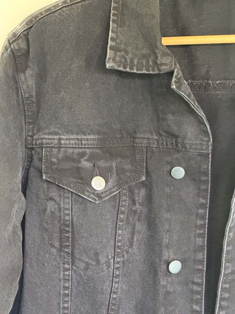 Nickelodeon Spongebob and Patrick Black Denim Jacket Adult Medium - Picture 4 of 10